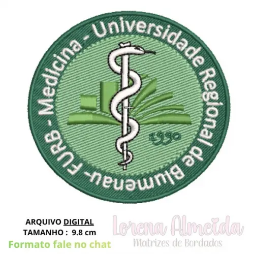 Matriz Bordado Medicina Furb