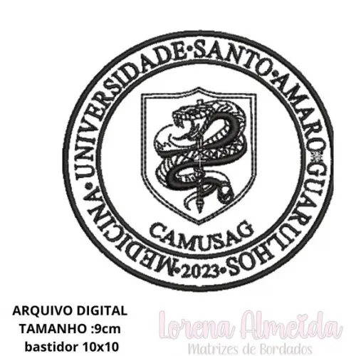 Matriz Bordado Medicina Santo Amaro