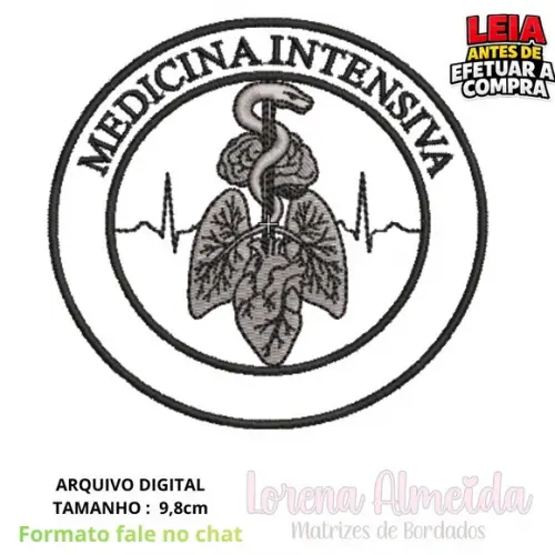 Matriz Bordado Medicina Intensiva