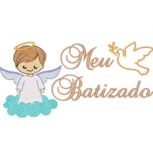 Matriz Bordado Meu Batizado
