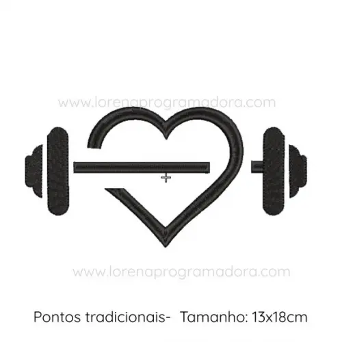 Matriz Bordado Musculação