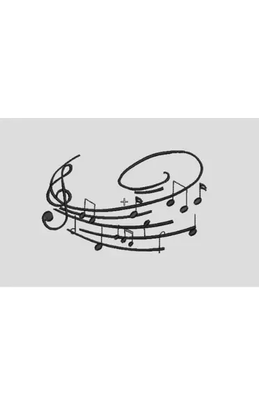 Matriz Bordado Musical