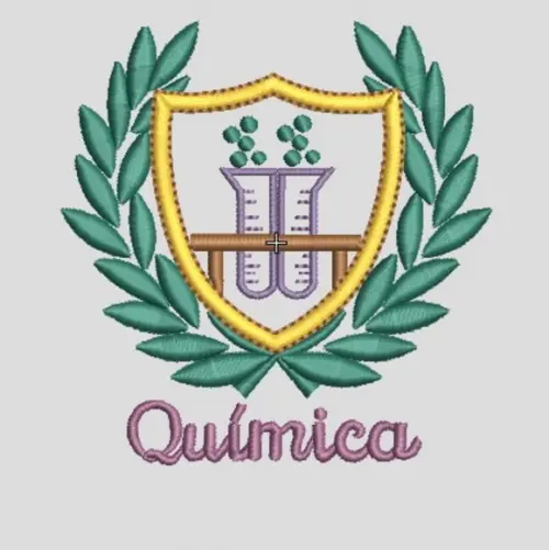Matriz Bordado Química Brasão