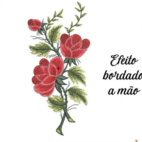 Matriz Bordado Rosas