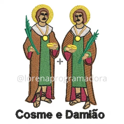 Matriz Bordado São Cosme e Damião