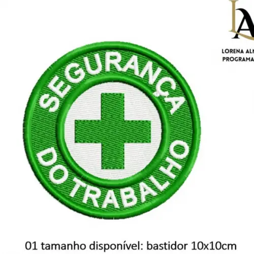 Matriz Bordado Segurança do Trabalho