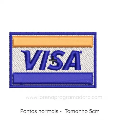Matriz Bordado Visa 5cm