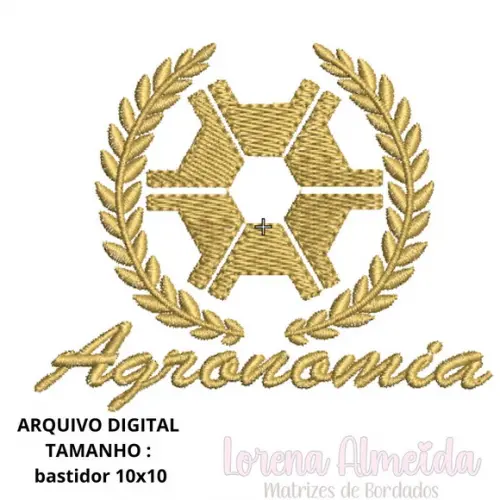 Matriz de Bordado Agronomia 3