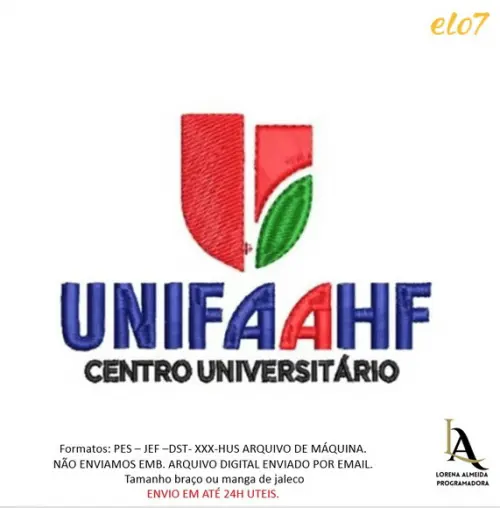 Matriz de Bordado Alfa Unifaahf