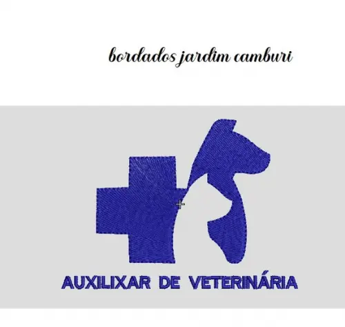 Matriz de Bordado Auxiliar de Veterinária