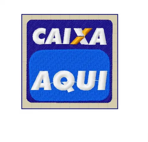 Matriz de Bordado Caixa Aqui