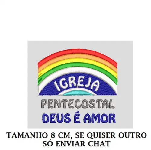 Matriz de Bordado Deus e Amor