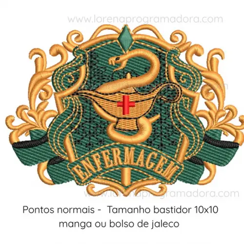 Matriz de Bordado Enfermagem