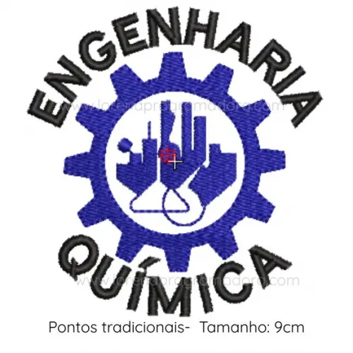 Matriz de Bordado Engenharia Química