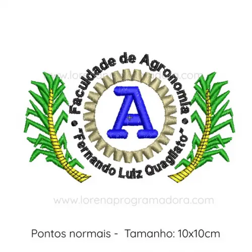 Matriz de Bordado Faculdade de Agronomia