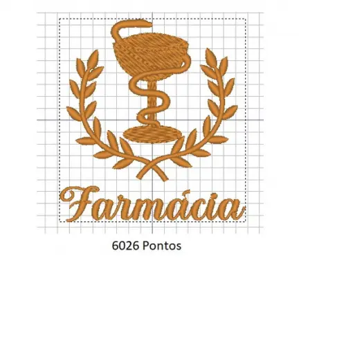 matriz de bordado farmácia