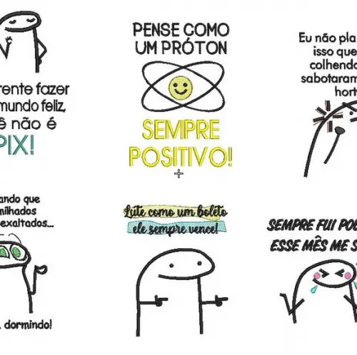 Matriz de Bordado Flork Divertidos