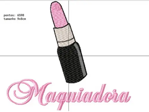 Matriz De Bordado Maquiadora