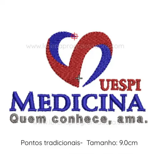 Matriz de Bordado Medicina Uespi