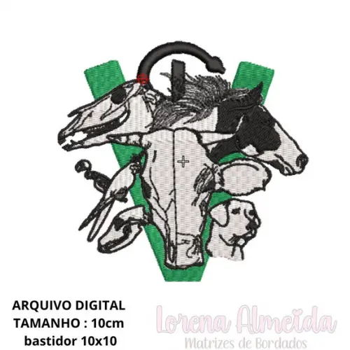 Matriz de Bordado Medicina Veterinaria