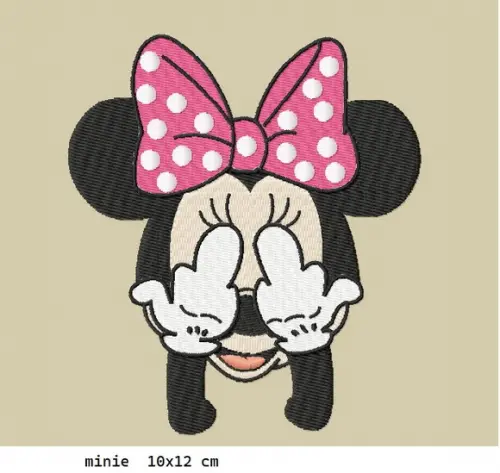 Matriz De Bordado Minnie