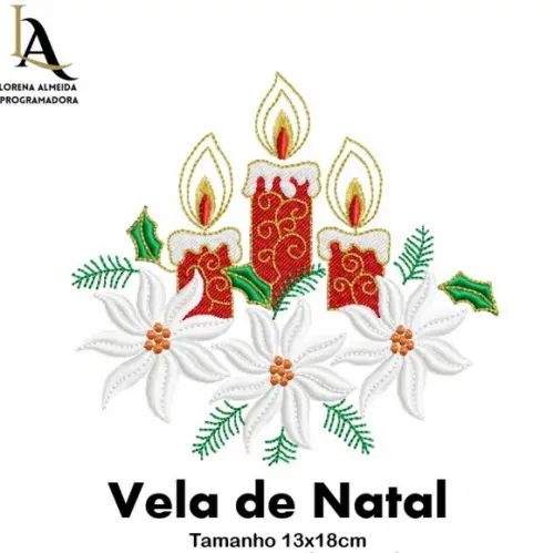 Matriz de Bordado Natal