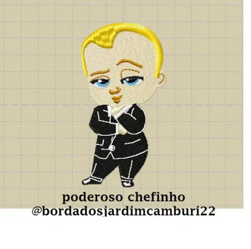 Matriz de Bordado Poderoso Chefinho