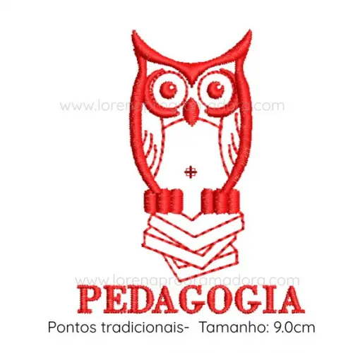 Matriz de Bordado Pedagogia