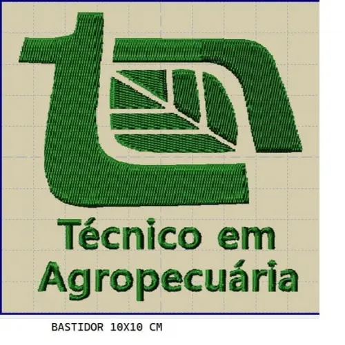 Matriz De Bordado Tecnico Agropecuaria