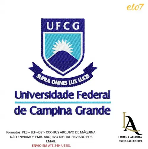 Matriz de Bordado Ufcg Campinas