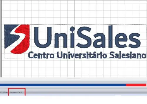 MATRIZ DE BORDADO UNISALES COM LOGO LATERAL
