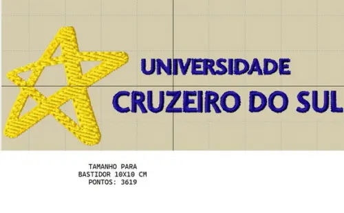 Matriz De Bordado Universidade Cruzeiro Do Sul