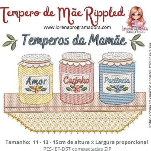 Matriz de Bordados Dia das Mães