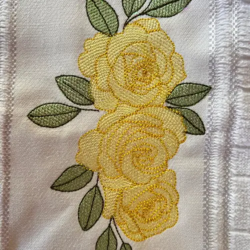 Matriz de Bordados Rosas