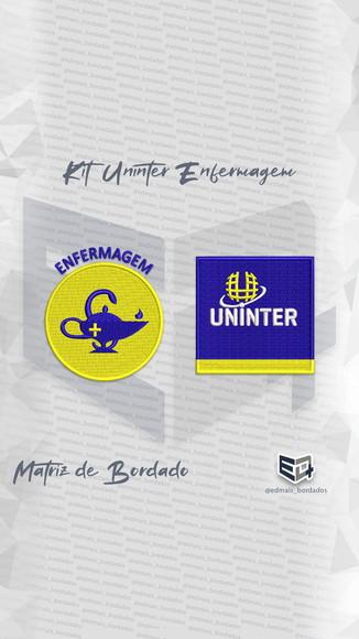 Kit Matrizes de Bordado Uninter Enfermagem Padrão