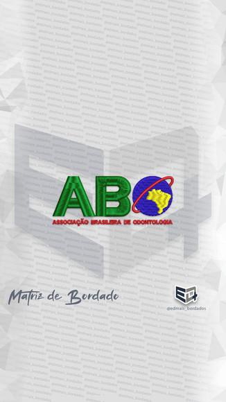 Matriz de Bordado Abo Assoc. Brasileira de Odontologia Logo