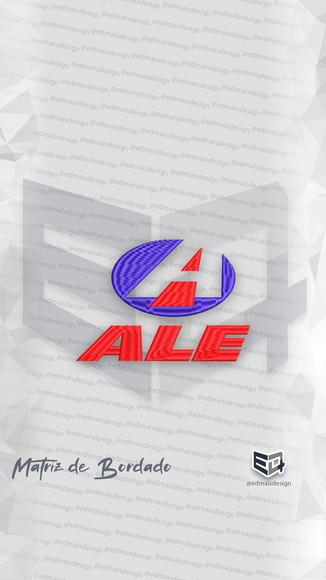 Matriz de Bordado Ale Combustíveis Posto Logo