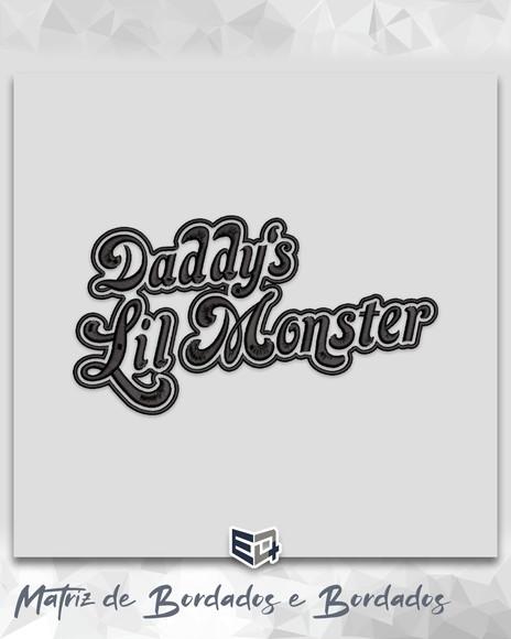 Matriz de Bordado Alerquina Daddys Lil Monster Harley Quinn