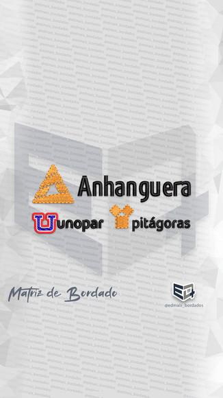 Matriz de Bordado Anhanguera Unopar Pitágoras