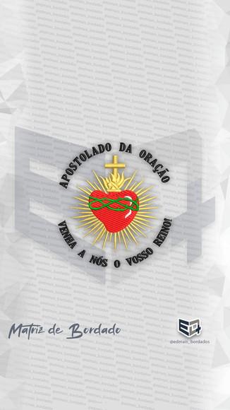 Matriz de Bordado Apostolado da Oração Sagrado Coração