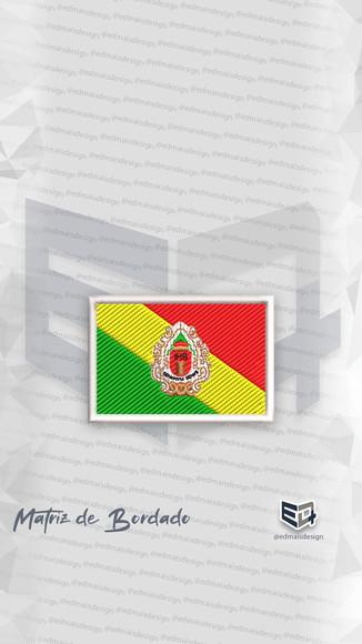 Matriz de Bordado Bandeira Embu das Artes