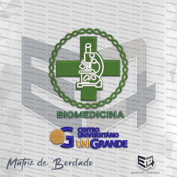 Matriz de Bordado Biomedicina Centro Univeris. Unigrande G