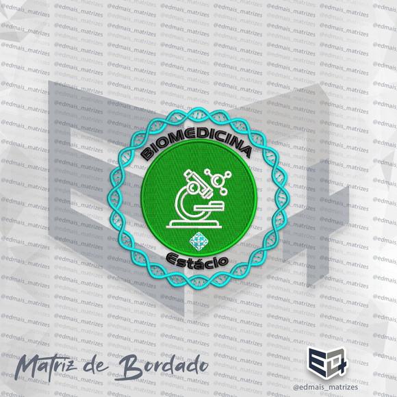 Matriz de Bordado Biomedicina Estácio