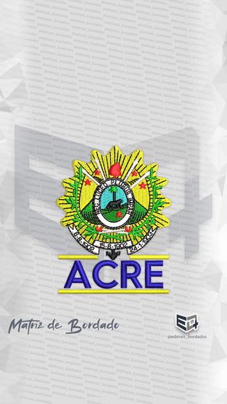 Matriz de Bordado Brasão do Acre