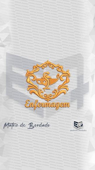 Matriz de Bordado Brasão Enfermagem 7