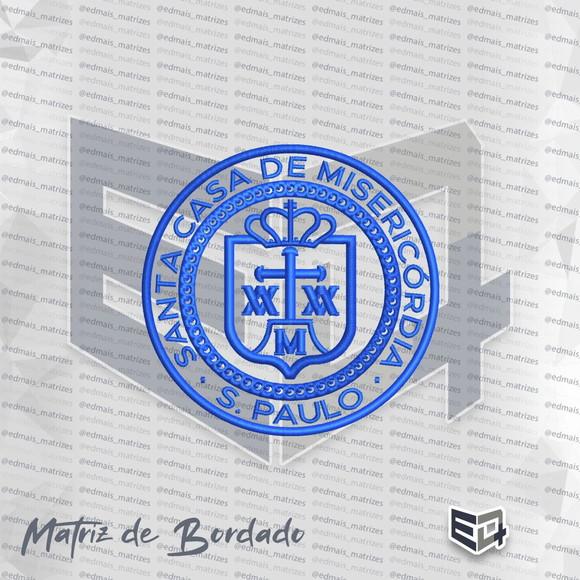 Matriz de Bordado Brasão Santa Casa de Misericórdia de Sp