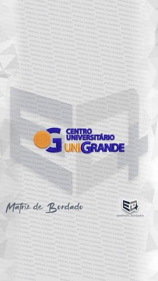 Matriz de Bordado Centro Univeristário G Unigrande Logo