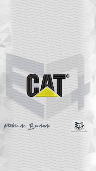 Matriz de Bordado Catepillar Cat Logo Simbolo