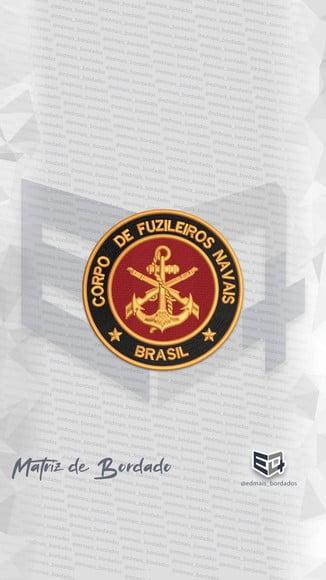 Matriz de Bordado Corpo de Fuzileiros Navais Patch