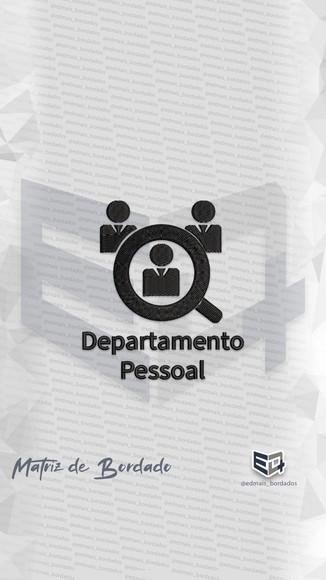 Matriz de Bordado Departamento Pessoal Rh Uniforme